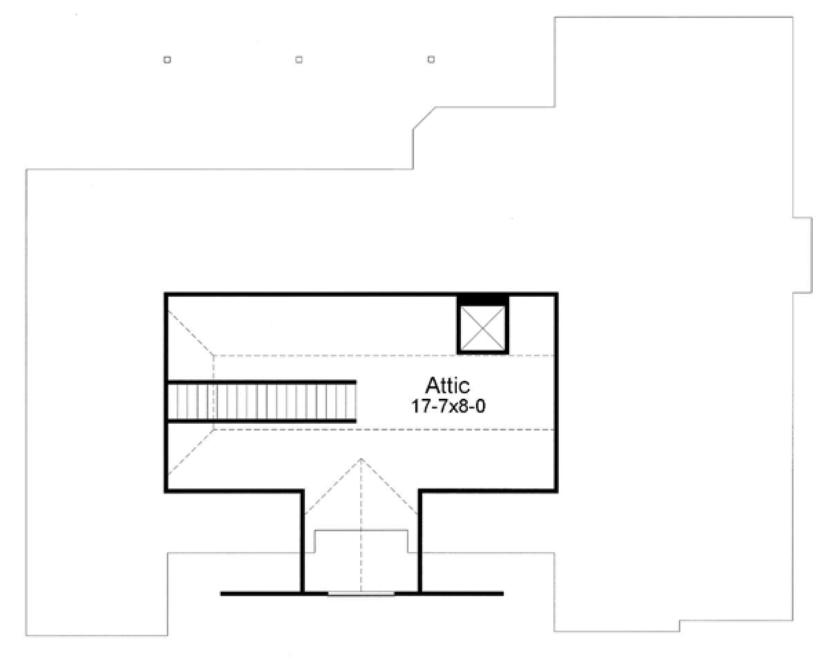 Attic for House Plan #9401-00060