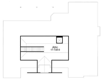 Attic for House Plan #9401-00060