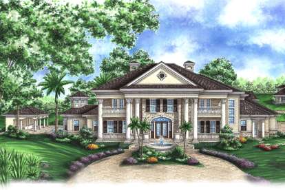 Colonial House Plan #1018-00187 Elevation Photo