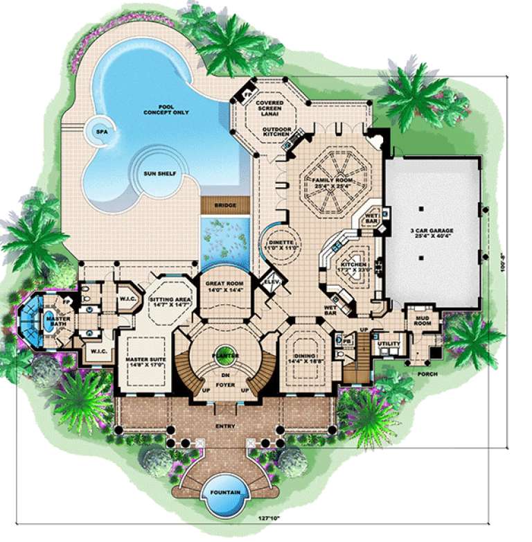 House Plan House Plan #16041 Drawing 1