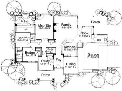 Main Floor for House Plan #9401-00062