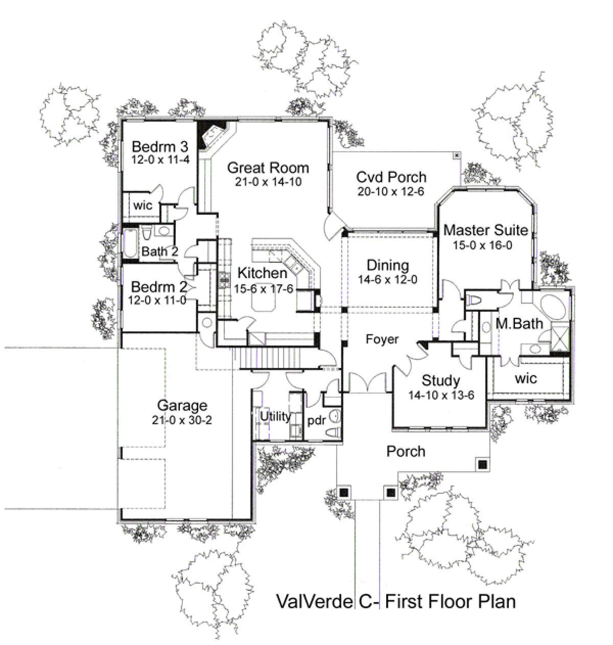 Main Floor for House Plan #9401-00064