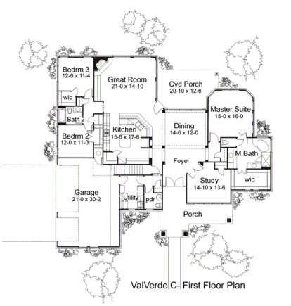 Main Floor for House Plan #9401-00064