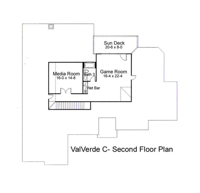 House Plan House Plan #16044 Drawing 2