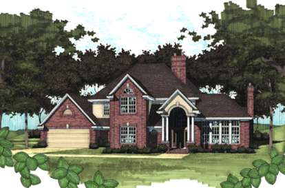 Traditional House Plan #9401-00065 Elevation Photo