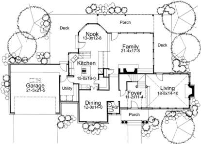 Main Floor for House Plan #9401-00065