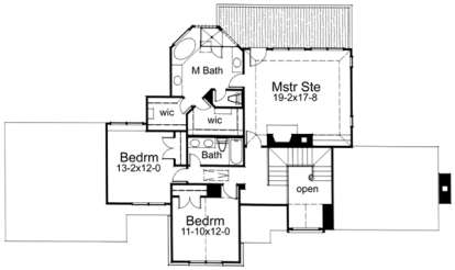 Second Floor for House Plan #9401-00065