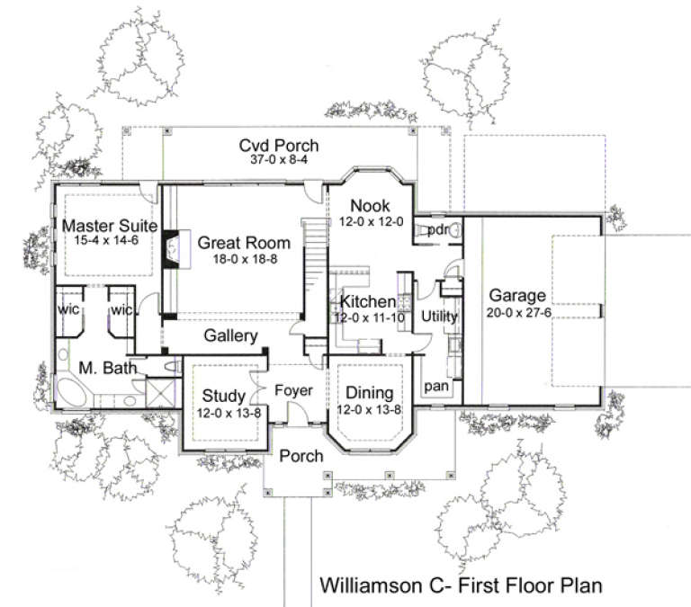 House Plan House Plan #16046 Drawing 1