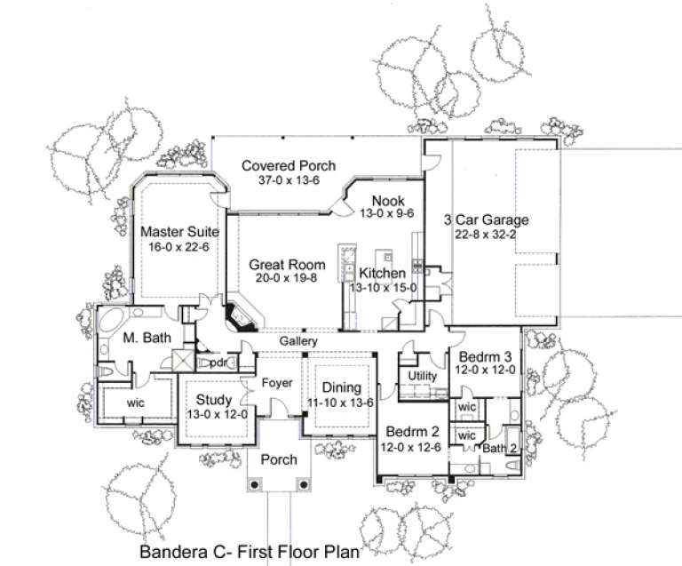 House Plan House Plan #16048 Drawing 1