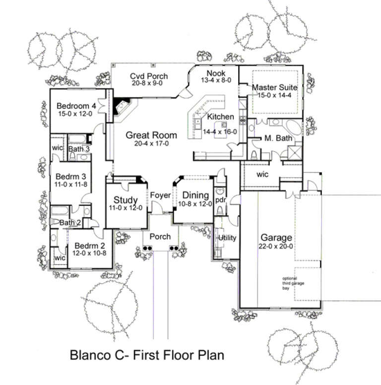 House Plan House Plan #16050 Drawing 1