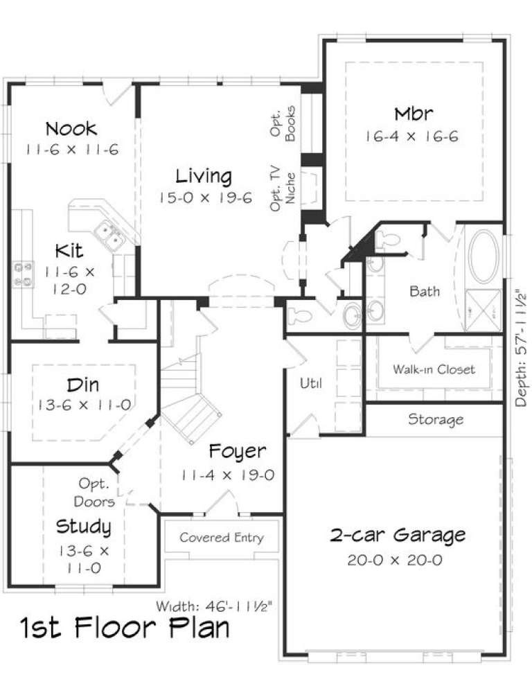 House Plan House Plan #16056 Drawing 1
