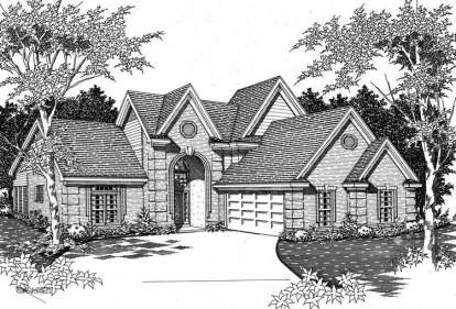 Traditional House Plan #3367-00014 Elevation Photo