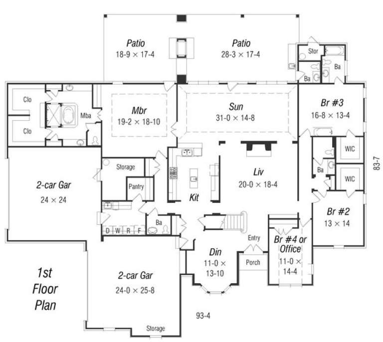 House Plan House Plan #16060 Drawing 1