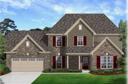 Country House Plan #3367-00018 Elevation Photo