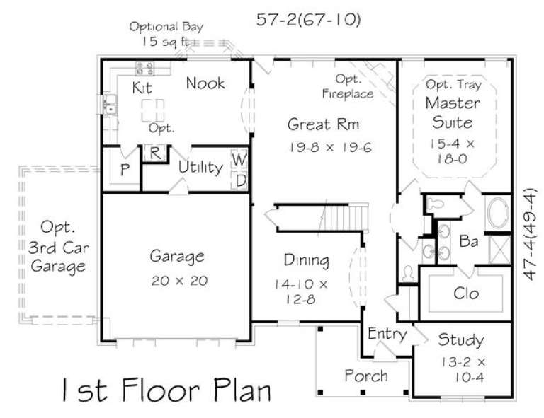 House Plan House Plan #16061 Drawing 1
