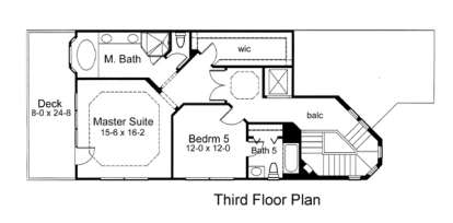 Third Floor for House Plan #9401-00076