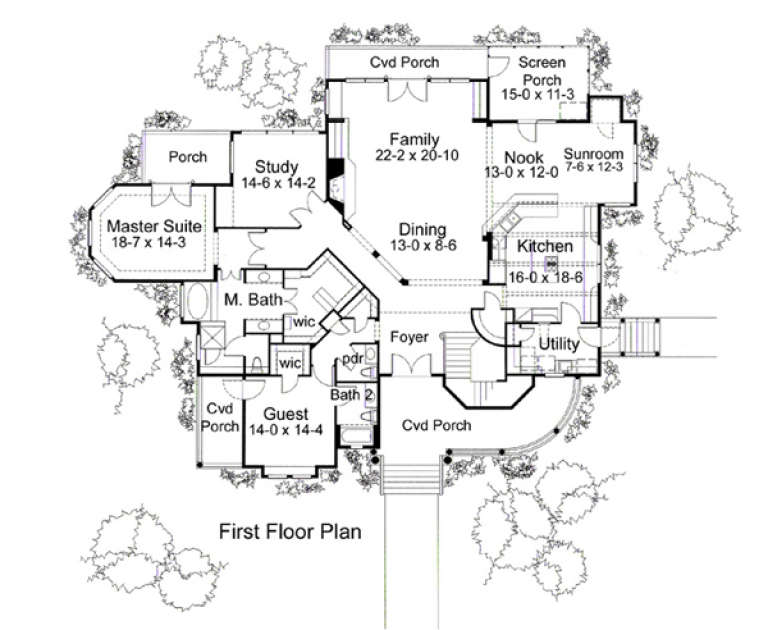House Plan House Plan #16064 Drawing 1