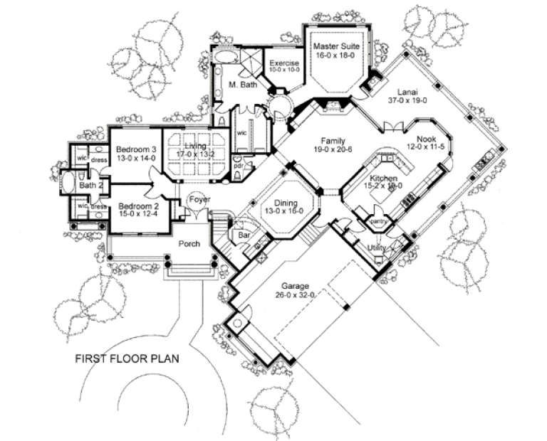 House Plan House Plan #16065 Drawing 1