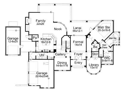 Main Floor for House Plan #9401-00080