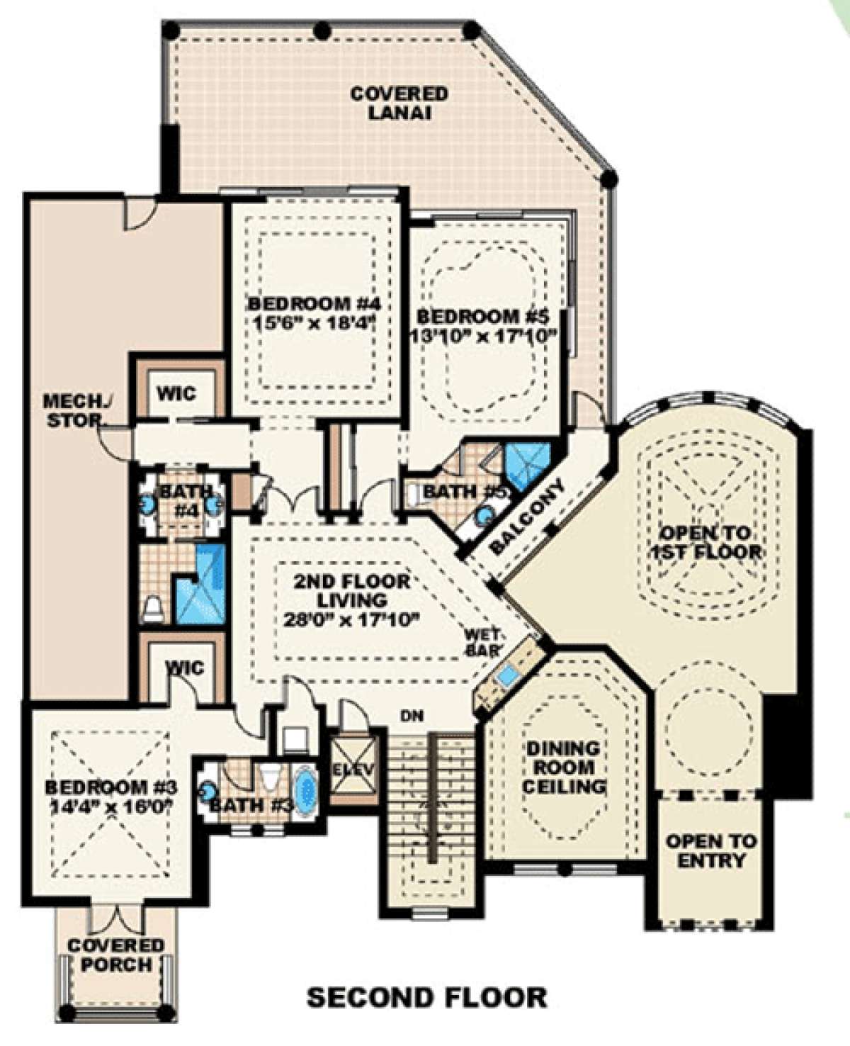 Floorplan 2 for House Plan #1018-00188