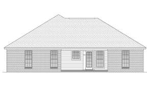 Ranch House Plan #041-00054 Elevation Photo