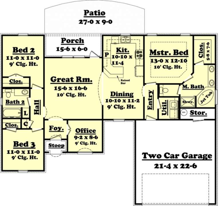House Plan House Plan #16071 Drawing 1