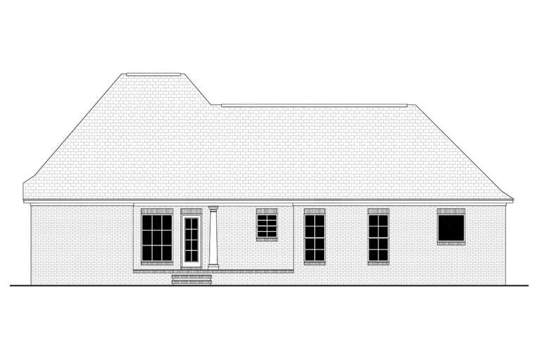 French Country House Plan #041-00058 Elevation Photo