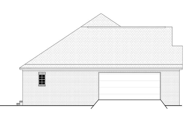 French Country House Plan #041-00058 Elevation Photo