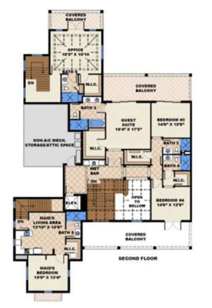 Floorplan 2 for House Plan #1018-00189
