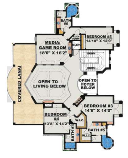 Floorplan 2 for House Plan #1018-00190