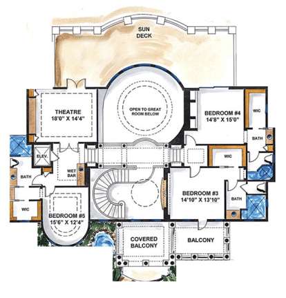Floorplan 2 for House Plan #1018-00192