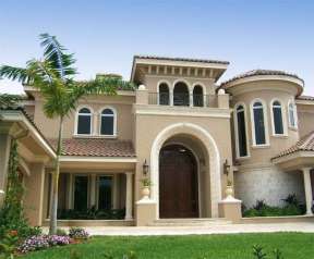 Florida House Plan #1018-00193 Elevation Photo
