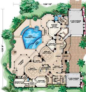 Floorplan 1 for House Plan #1018-00193