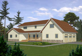 Traditional House Plan #039-00289 Elevation Photo