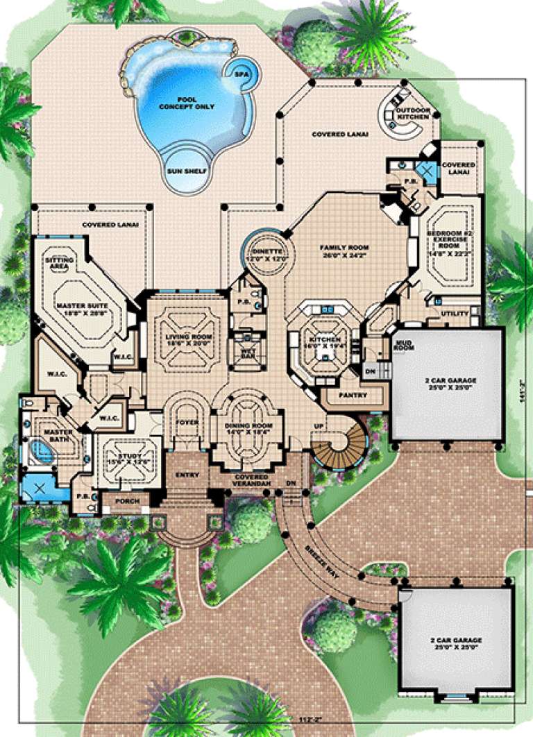House Plan House Plan #16084 Drawing 1