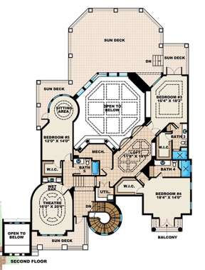 Floorplan 2 for House Plan #1018-00195