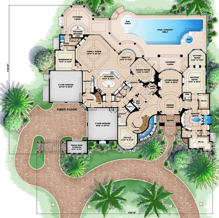 House Plan House Plan #16086 Drawing 1