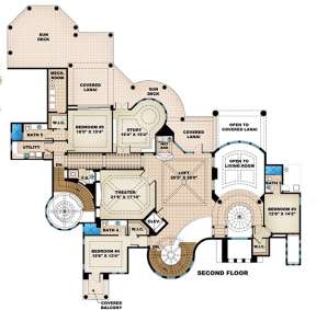 Floorplan 2 for House Plan #1018-00197