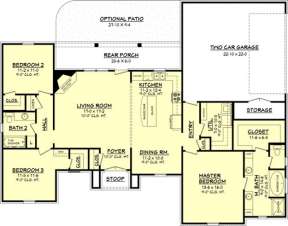 Main Floor for House Plan #041-00064