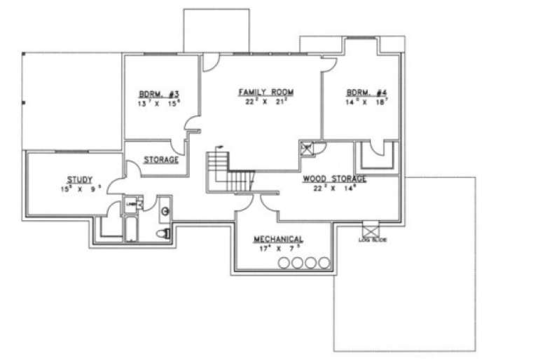 House Plan House Plan #1609 Drawing 1
