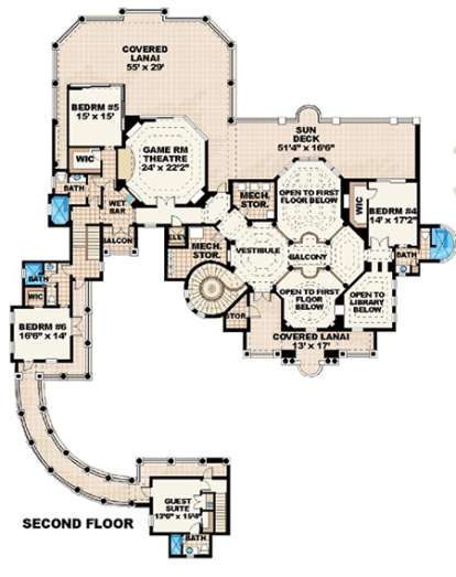 Floorplan 2 for House Plan #1018-00198