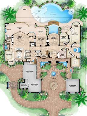 Floorplan 1 for House Plan #1018-00199