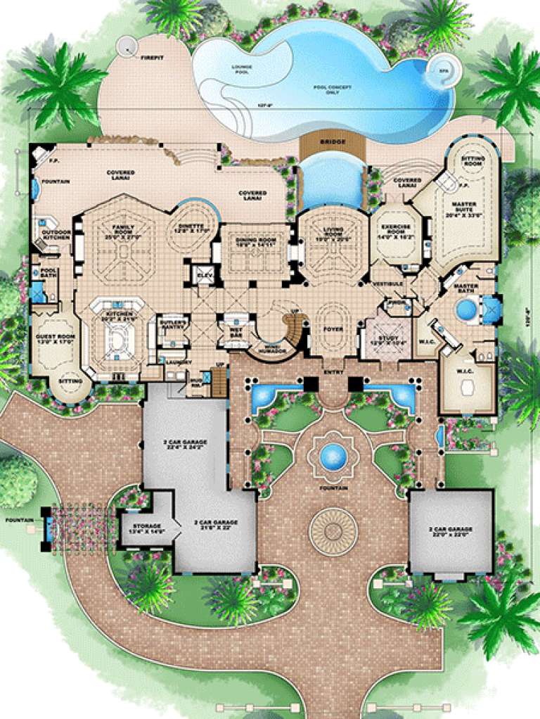 House Plan House Plan #16091 Drawing 1