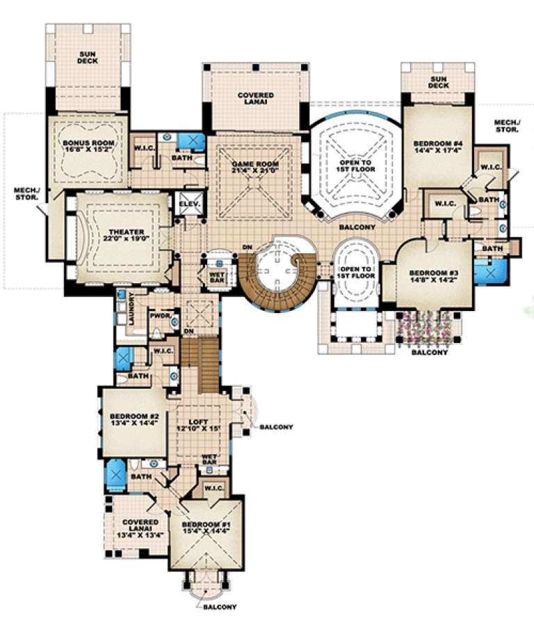 House Plan House Plan #16091 Drawing 2