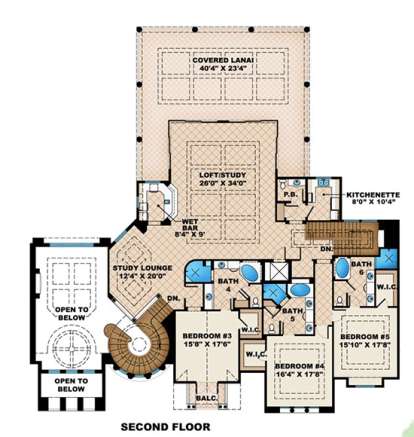Floorplan 2 for House Plan #1018-00200