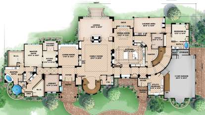 Floorplan 1 for House Plan #1018-00201