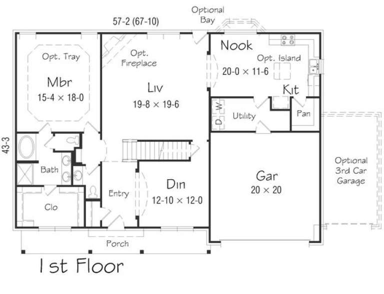 House Plan House Plan #16094 Drawing 1