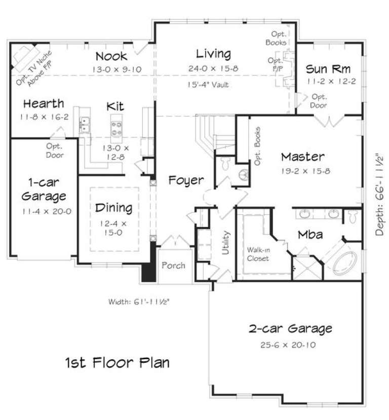 House Plan House Plan #16097 Drawing 1