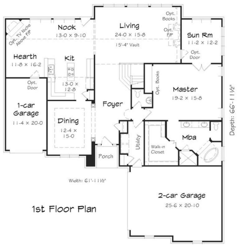 House Plan House Plan #16098 Drawing 1