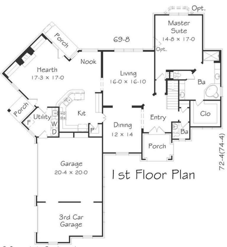 House Plan House Plan #16099 Drawing 1